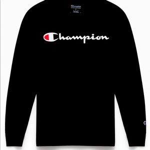 Champion Black Long Sleeves Shirt